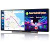 11.4" Carplay Screen for Car with Android OS Built-in GPS Navigation Carplay Android Auto Screen Net-Flix/YouTube/Google Play Car Stereo Split Screen Apps Voice Control Includes 1080P Rear Camera view 1