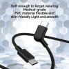 Sanpyl 1.2m/3.9ft AR Smart Glasses USB C Charging Data & Power Supply Cable, Fit for Air/One, Fit for Pro XR...,125 Ergonomic, 20Gbps USB 3.2 Gen2 18-Core view 3