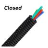 1~10m PP Insulated Corrugated Tube AD 7.5mm ~ 34.5mm Harness Motor Electrical Wire Threading Plastic Line Pipe Protection Sleeve(Black Closed,AD 13 x ID 10mm,1 meter) view 2