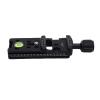 Akozon 100mm Camera Rail Nodal Slide Aluminum Alloy Tripod Slider with Anti Slip Clamp for Photography Alignment view 4