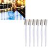 Baxnore 6PCS Printer Cleaning Steel Wire Brush Set Plastic Handle Rust Removal Brush For Nozzle Cleaning Window Frames Floor Gaps Lightweight 6.7 Inch view 4
