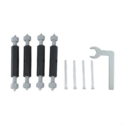 86 Type Switch Socket Repair Kit, Wall Mount Support Rod with Adjustable Length 65mm-85mm, Metal Non-Deformation Screw System for Damaged Back Box Fix, Rust-Proof NailsPlastic