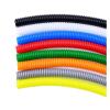 1/3M PP Insulated Corrugated Tube Auto Line Pipe Harness Wire Wrap Colorful Threading Plastic Split Wire Loom Protection Sleeve(Black - Close,ID 8 x OD 11.6mm,3M) view 2