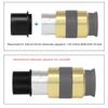 23.2mm 30mm to M28.6x0.6 Thread Ring Adapter for Astronomical Telescope Eyepiece Lens to Stereo Microscope Astronomical Telescope Part(30mm to M28.6x0.6) view 3