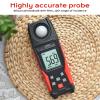 DirectNine Basics Digital Light Meter, Professional Luxmeter with 0.1 to 200000LX Measuring Range, Fast Response and High Accuracy, for Plants LED Lights Indoor Outdoor Photography view 4