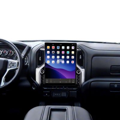 16.2-InchTesla Style Screen Android Car Radio for Chevrolet Silverado 2019-2023 Head Unit Wirless Carplay GPS Navigation Screen Upgrade Multimedia Player Android Auto (128, GB)