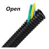 1~10m PP Insulated Corrugated Tube AD 7.5mm ~ 34.5mm Harness Motor Electrical Wire Threading Plastic Line Pipe Protection Sleeve(Black Open,AD 11.6 x ID 8mm,5 meters) view 2