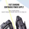 Lifetime Free Unlimited Range Walkie Talkies, 4G LTE POC Two-Way Radio with SIM Card, Nationwide Push-to-Talk for Business & Team Management (UHM-8Packs-Black) view 3