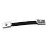 Adjustable PVC Handle Grip for Speaker Cabinet and Amp - Heavy Duty for Durable Strap with M5 Screw Mount, Secure Equipment Carry, Black + Silver162mm view 2