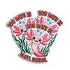 100 Days is A Lot School Cute Axolotl Cartoon Alotl School Trending Meme Decal Sticker for Tumbler, Mug, Laptop, Phones, Helmets, Hardhats, Car view 1