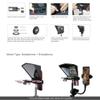 Funien SmartphoneTabletDSLR Camera Teleprompter with Remote Control Lens Adapters for Clear Live Streaming Vlog Suitable for Speech view 2