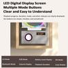 Wall Mountable Music Frame CD Player, Music Decorative Photo Frame with Remote Control, Two-Way 5.1 Bluetooth/USB/AUX Output, Built-in Speakers and 6 Lights for Home/Corridor/Wall Decor view 4