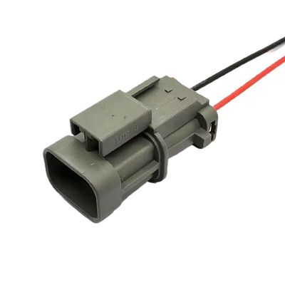 Car Connector 1/5 Sets 2 Pin Generator Male Female Car Wire Heavy Current Connectors Cooler Plug 7122-6224-40 7223-6224-40(Gray)