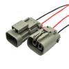 Car Connector 1/5 Sets 2 Pin Generator Male Female Car Wire Heavy Current Connectors Cooler Plug 7122-6224-40 7223-6224-40(Gray) view 2