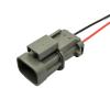 Car Connector 1/5 Sets 2 Pin Generator Male Female Car Wire Heavy Current Connectors Cooler Plug 7122-6224-40 7223-6224-40(Gray) view 4