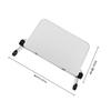 Alipis Adjustable Foldable Laptop Stand with Height Riser, Large Desktop Computer and Tablet Holder, Two-Section White Desk Riser for Office and Home Use view 2