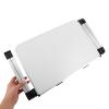 Alipis Adjustable Foldable Laptop Stand with Height Riser, Large Desktop Computer and Tablet Holder, Two-Section White Desk Riser for Office and Home Use view 3