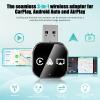 DOITOOL Wireless Car Adapter 3-in-1 Wireless Phone Connector for Car - Screen Mirroring - USB A to C Plug and Play Vehicle Accessories view 3