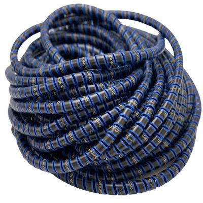 Outback Wrap - Constrictor Hydraulic Hose Management Protector and Tagging Wraps for Farming and Agriculture Equipment, Tractors, Harvesters, Planters, and Sprayers (Blue, 80)
