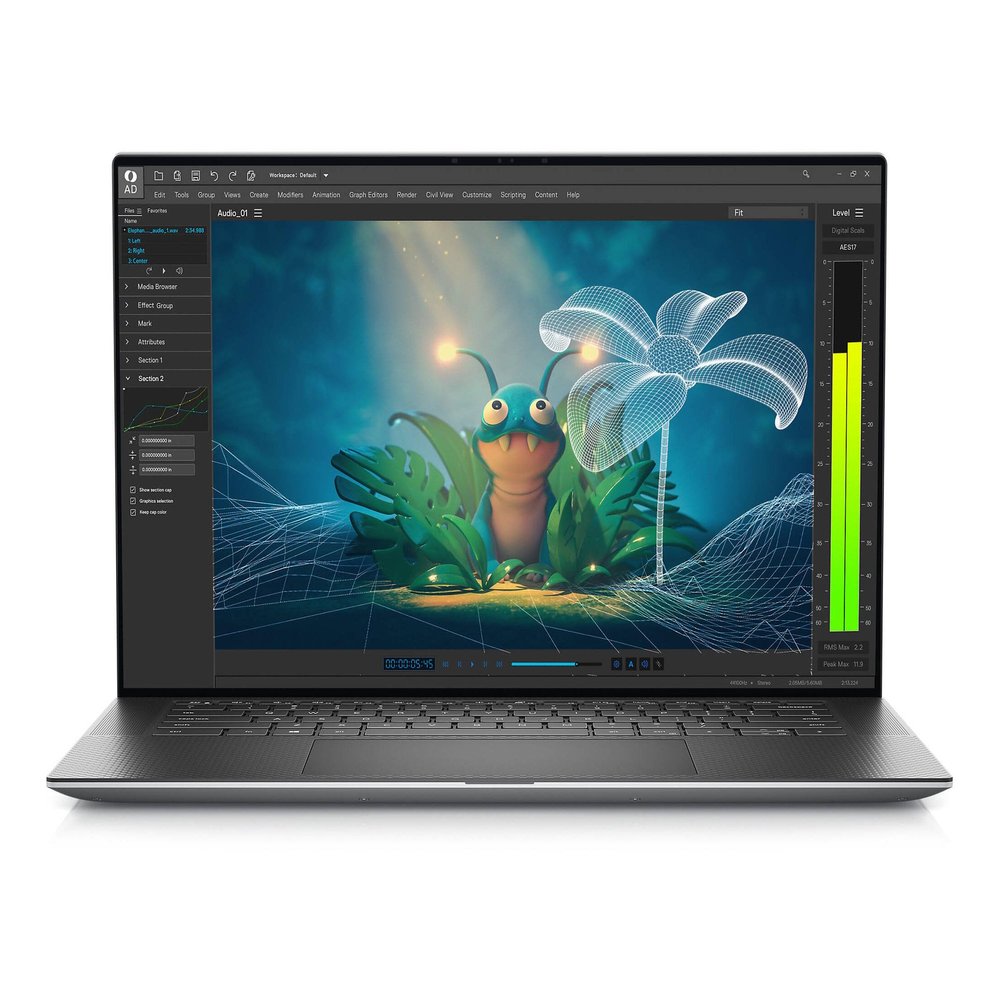Dell Precision 5570 15.6", FHD, Core i9-12900H 2.5GHz, 8GB RAM,256GB NVMe, Windows 11 Pro 64Bit, CAM, NVIDIA RTX A2000 8GB, (Renewed)