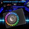 Funien Under Seat Car Subwoofer with BuiltIn Amplifier, Immersive Sound Experience for Truck, Marine Subwoofer, RV view 4