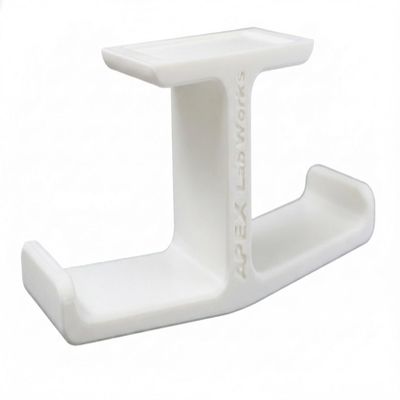 APEX Lab Works - Under Desk Dual Headphone Holder Mount Stand Hanger (White)