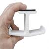 APEX Lab Works - Under Desk Dual Headphone Holder Mount Stand Hanger (White) view 3