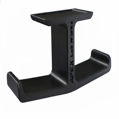 APEX Lab Works - Under Desk Dual Headphone Holder Mount Stand Hanger (Black)