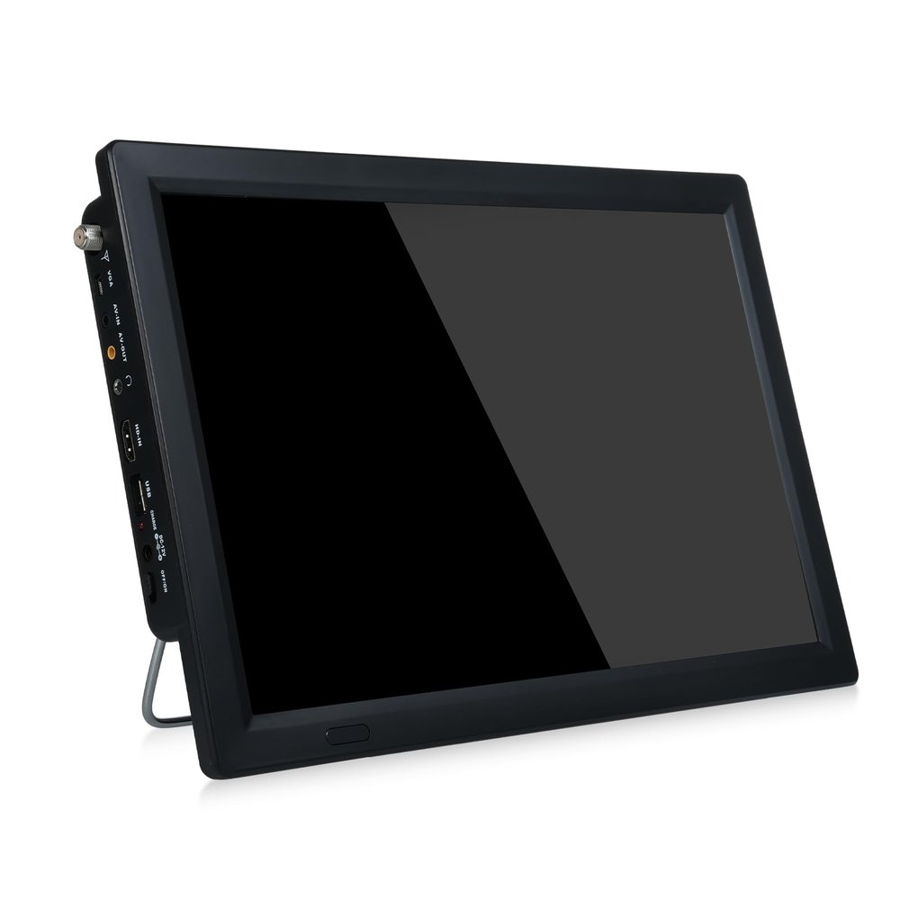 Funien Portable 14-inch ATSC Car TV Television with HD VGA Input for Campervan, Van, Bedroom