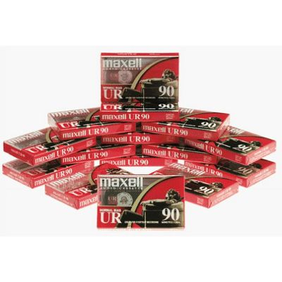 Normal Bias UR 90 Minute Cassette Tapes, 15-Pack