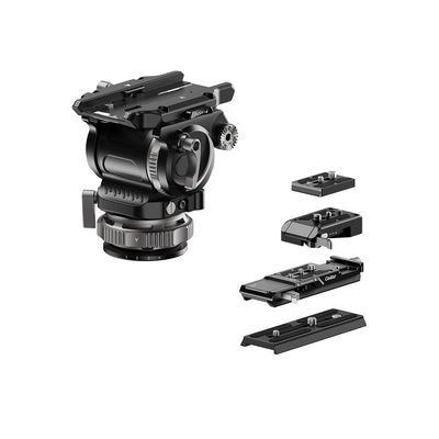 YC ONION FOTO Cedar CB7 Counterbalanced Fluild Head, MQ45 Quick-Release Plate, camcorders and SLR Cameras, Max Load 19.8 lbs/9 kg(FHCB7) (FHCB7P)