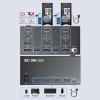 4 Monitors 2 Computers KVM Switch, Reyoten 2 Computers Share 4 Monitors 4K@120Hz KVM Switch,8K60Hz Keyboard & Mouse 2 HDMI+ 2 DP Inputs, USB 3.0, Wired Remote & USB 3.0 Cables Included view 4