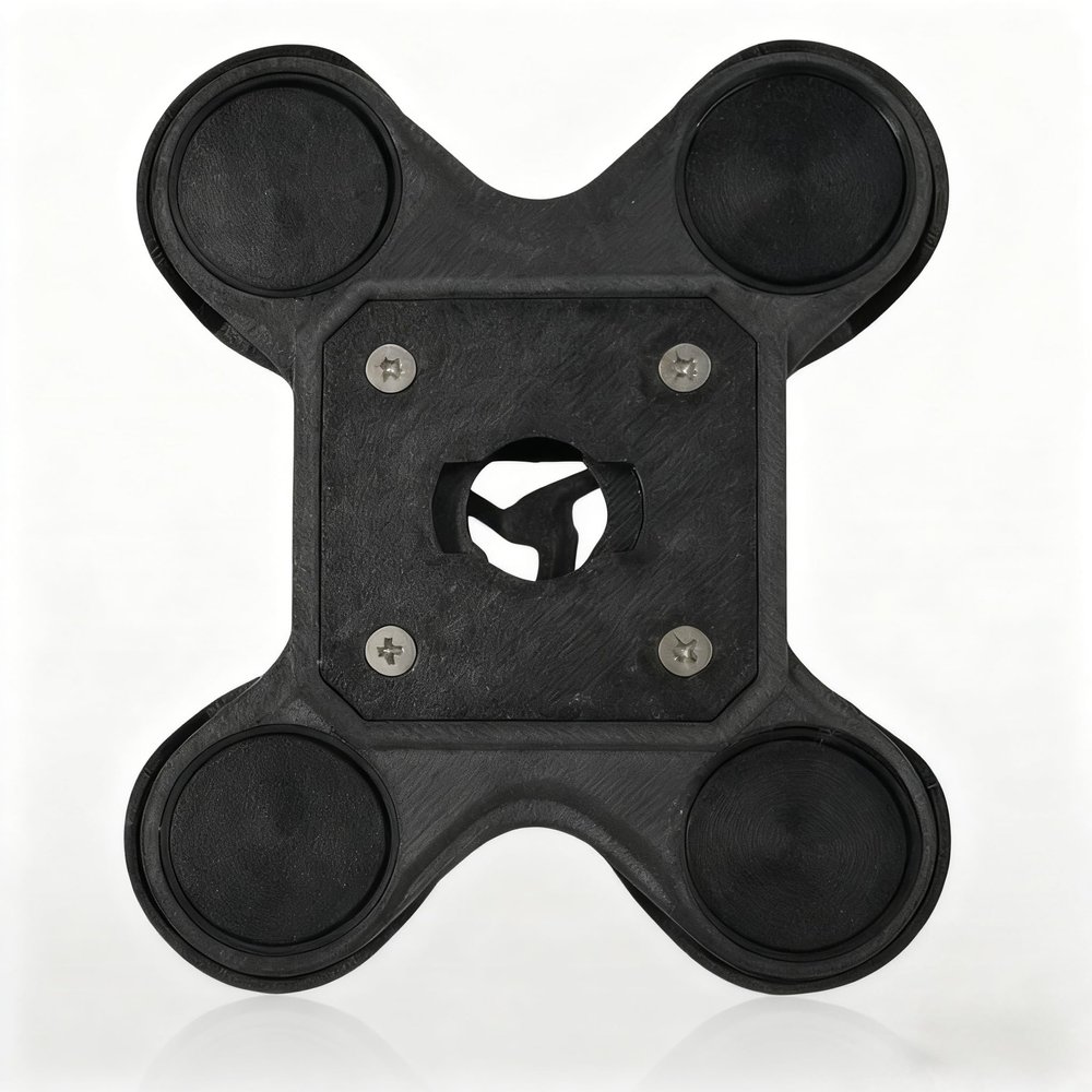 BEIBEINOYA Camera Mount Compatible with Axon Body Cameras 2/3/4, Lightweight Alloy Construction, Suitable for Uniforms (Magnetic View)