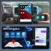 14.5-inch Qualcomm System Car Stereo for Dodge Ram 1500 3500 2013-2018 Android 13.0 with IPS T Screen, Wireless Carplay Bluetooth/DSP/Android, Automatic A/C Support, Automatic Air Conditioning view 3