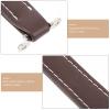 Sewroro Delicate Leather Pull Handle with Screws for Outdoor and Indoor Subwoofer Speakers, Practical Coffee Brown Audio Strap Handle Replacement for Home Audio Equipment view 3