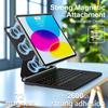 Keyboard Case for iPad 11th (A16) & 10th GenerationMagic-Style Backlit Keyboard with Multi-Touch Trackpad  Floating Cantilever Stand  Magnetic Case for iPad 11 inch &10th Gen 10.9 inch (Cool Black) view 3