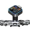 FASDRESS Bluetooth-Compatible 5.0 MP3 Audio Player 3 Ports Charging MP3 Player Receiver Hands Free Calling Type-C PD 30W QC3.0 Fast Charger Car Kit view 2
