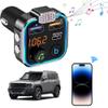 FASDRESS Bluetooth-Compatible 5.0 MP3 Audio Player 3 Ports Charging MP3 Player Receiver Hands Free Calling Type-C PD 30W QC3.0 Fast Charger Car Kit view 4