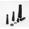 Auralexis Waterproof M12 M16/M18 M20 PG7 PG9 Cable Gland Connector Plastic Flex Spiral Strain Relief Protector for 3.5-6mm Wire Thread(M16 BK 10pcs) view 4
