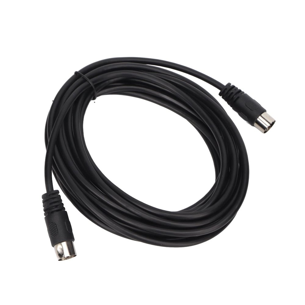 Bewinner DIN 8Pin Male to Male Cable 5m / 16.4ft | Double Shielding, High Accuracy Signal, PVC Material for Communication, Security & Medical Use