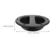OFFIGAM 8pcs Black Abs Recessed Speaker Handles Loudspeaker Pulls Audio Equipment Replacement for Portable and Wired Speakers view 2