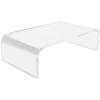 CATIEBYE Acrylic Monitor Riser Stand 36x19x10cm Computer Desk Stand Small Acrylic Desk Riser for Office Workstation and Home Computer Display view 1