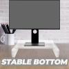 CATIEBYE Acrylic Monitor Riser Stand 36x19x10cm Computer Desk Stand Small Acrylic Desk Riser for Office Workstation and Home Computer Display view 4