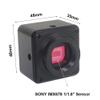 4K 8MP 1080P 60FPS HDMI USB Industry Microscope Camera & 100X C-Mount Lens with 56-LED Adjustable Ring Light view 2