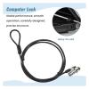A01E-Computer Lock Laptop Lock Suitable for 6Mmx2.5Mm Lock Hole for Laptop Security Key Lock view 4