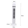 Mini USB Tower Fan with Night Light, Bladeless Oscillating Desk Cooling view 2