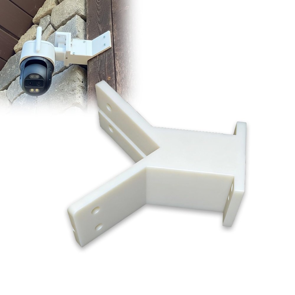 Corner Mount Compatible with Reolink TrackMix WiFi | Security Camera Wall Bracket | Versatile Positioning | Durable Construction | Surveillance Brackets