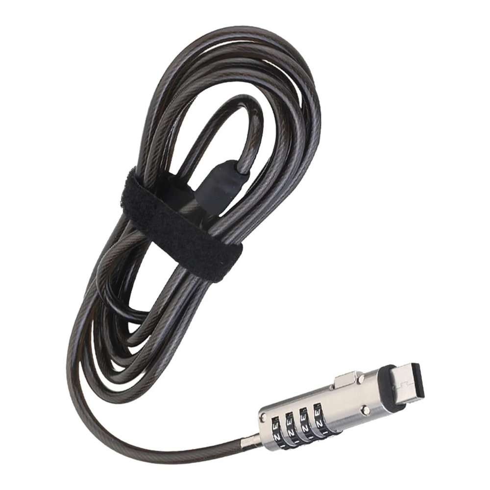 1PC USB Cable Laptop Lock Zinc Alloy Notebook USB Lock Laptop Computer Security Password Lock for Digital Padlock Cable 190CM