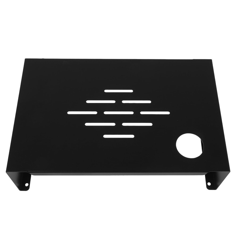 ARTIBETTER Steel Desktop Monitor Riser Ergonomic Computer Monitor Shelf Compact Black Heighten Rack for Home Office Use