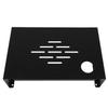 ARTIBETTER Steel Desktop Monitor Riser Ergonomic Computer Monitor Shelf Compact Black Heighten Rack for Home Office Use view 1